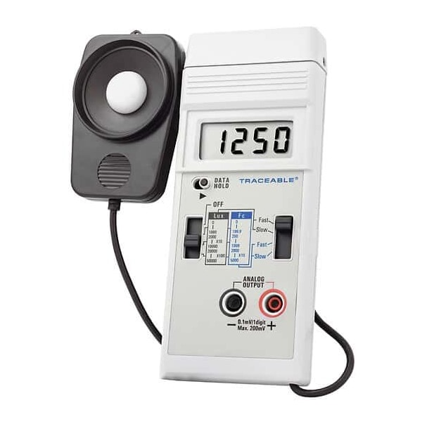 Traceable Dual-Range Light Meter with Re
